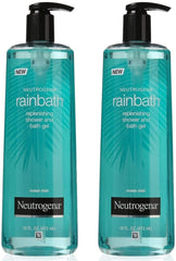 Gel douche Neutrogena Rainbath Ocean Mist, bouteille prête pour douche et bain, effet rafraîchissant.