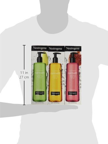 Neutrogena Rainbath Pack Trio: trio de bouteilles 16 oz pour une routine spa à domicile