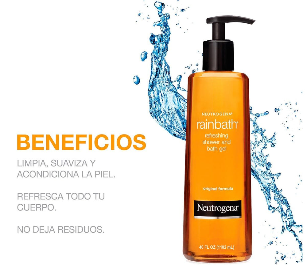 Neutrogena Rainbath gel idéal pour le rasage des jambes, peau lisse après le soin
