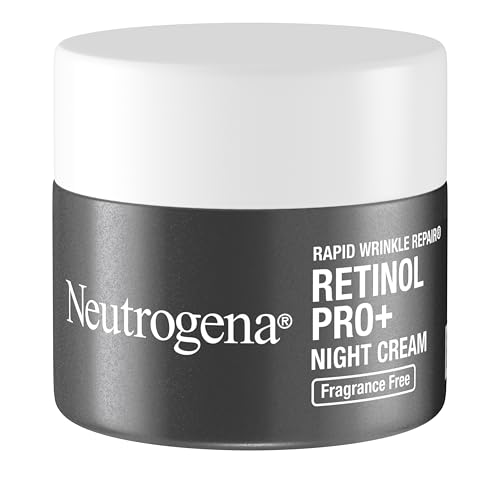 Rituel nocturne anti-âge avec Neutrogena Retinol Pro+ sans parfum