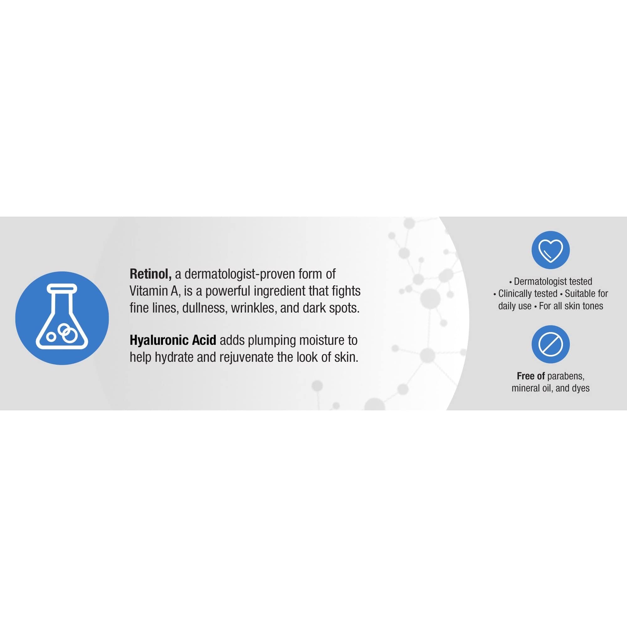 Neutrogena Rapid Wrinkle Repair, résultats-peau-lumineuse, peut lisser les ridules et éclaircir.