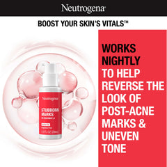 Flacon Neutrogena Retinol SA, soutien l'exfoliation nocturne et les marques post-acné.