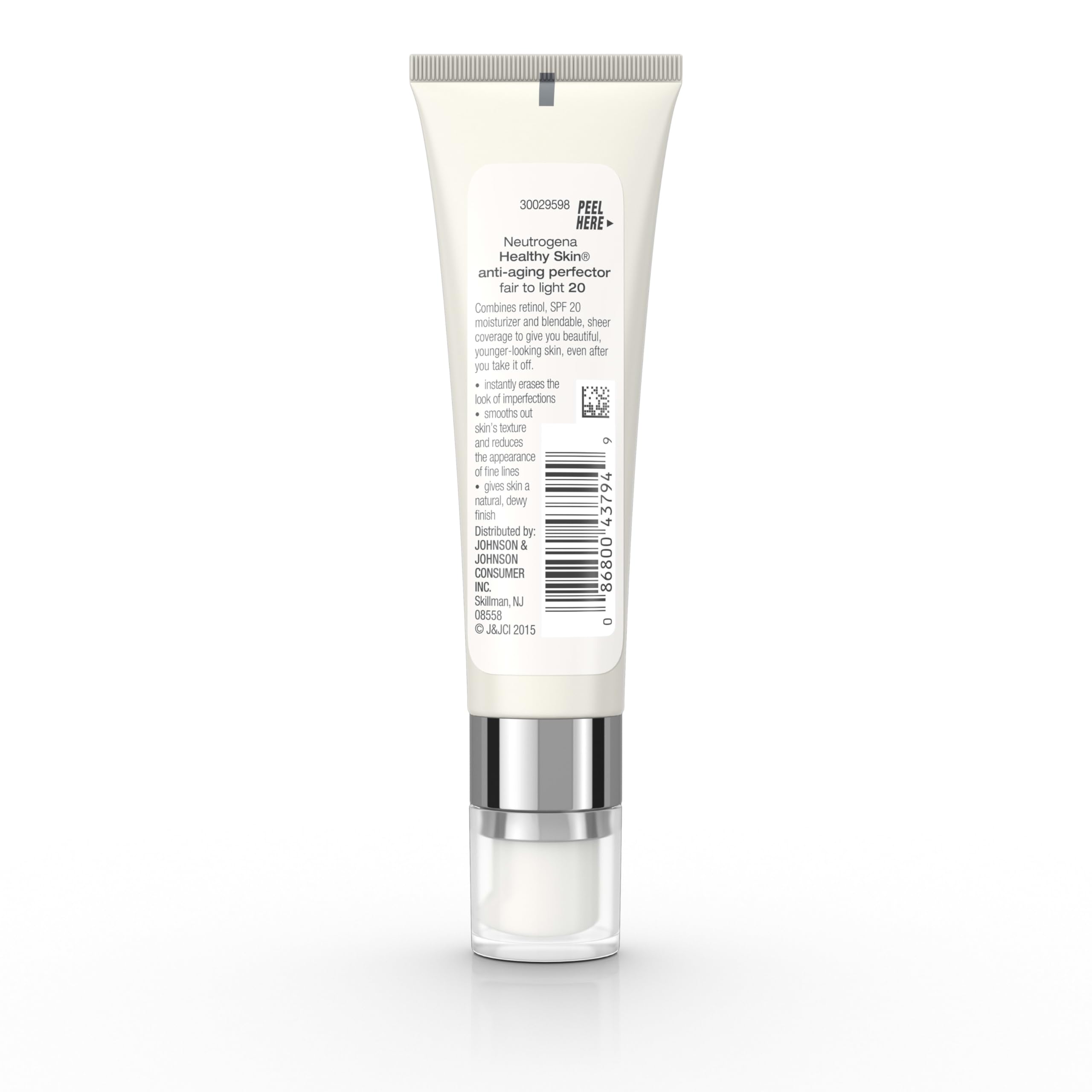 Soin quotidien combinant teint et protection solaire en un seul geste Neutrogena.