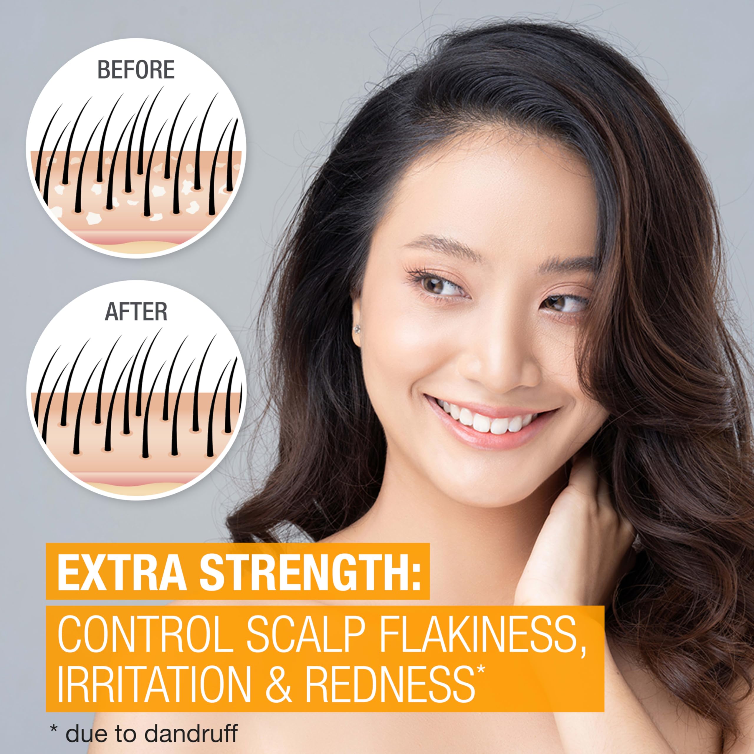 Neutrogena Scalp Therapy etiquette sans parfum, pratique pour cuirs chevelus sensibles.