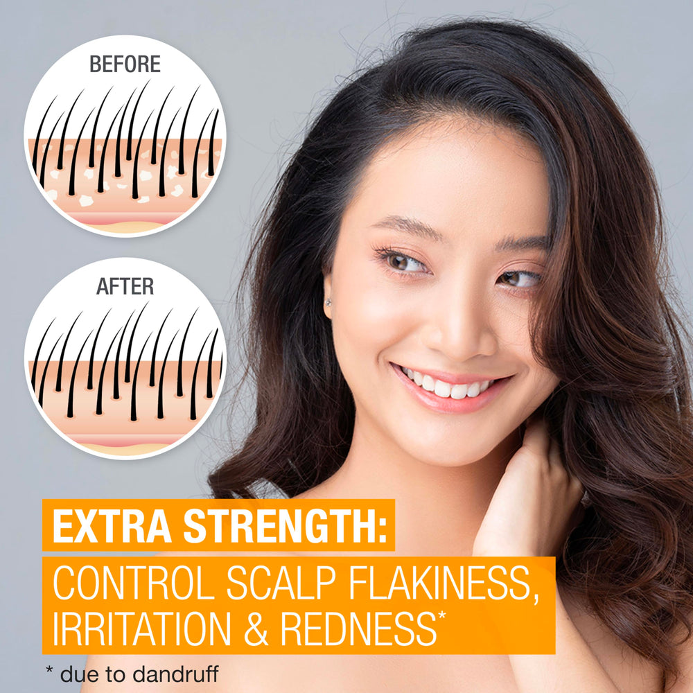Neutrogena Scalp Therapy etiquette sans parfum, pratique pour cuirs chevelus sensibles.