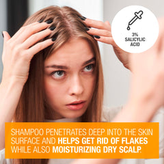 Neutrogena Scalp Therapy proche du flacon, montre le design épuré.