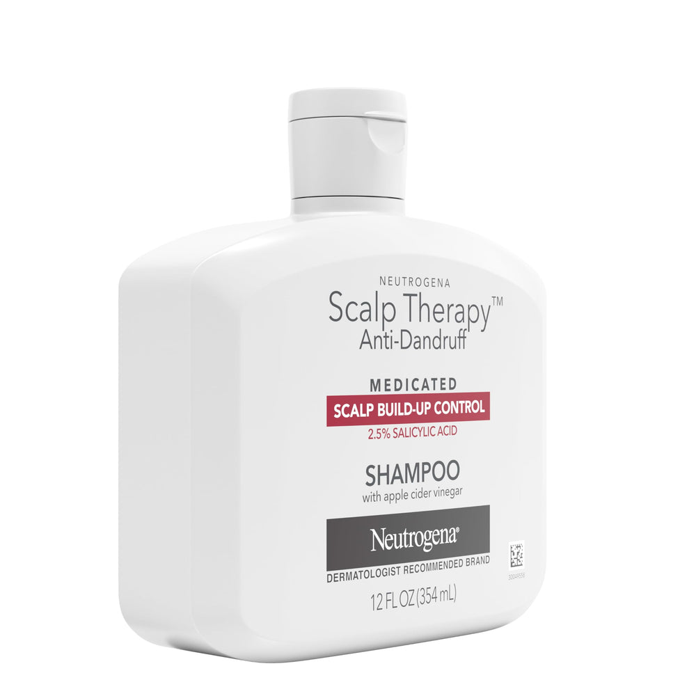 Neutrogena Shampoing anti-pelliculaire, emballage compact et facile à ranger.