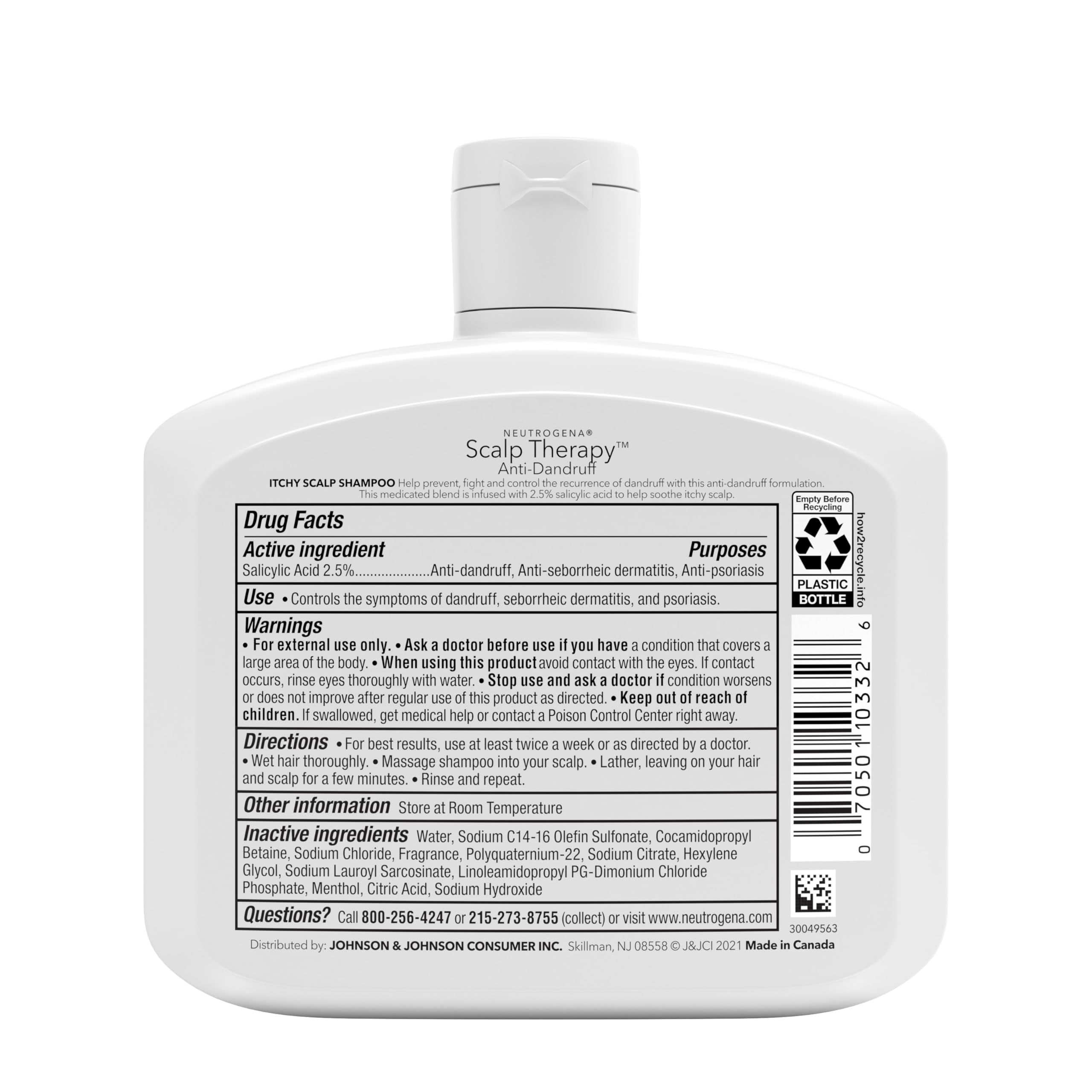 Shampoing Neutrogena Fraîcheur Mentholée, démarrage revitalisant de la journée