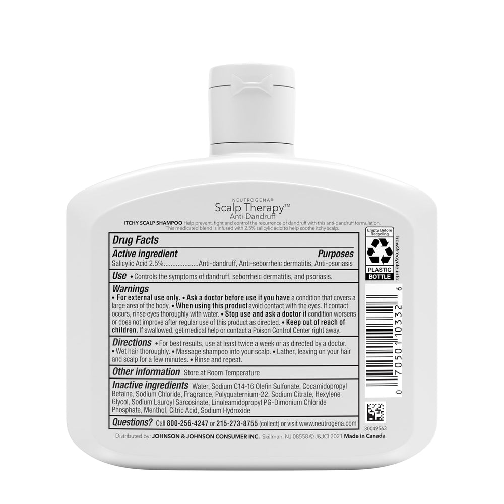 Shampoing Neutrogena Fraîcheur Mentholée, démarrage revitalisant de la journée