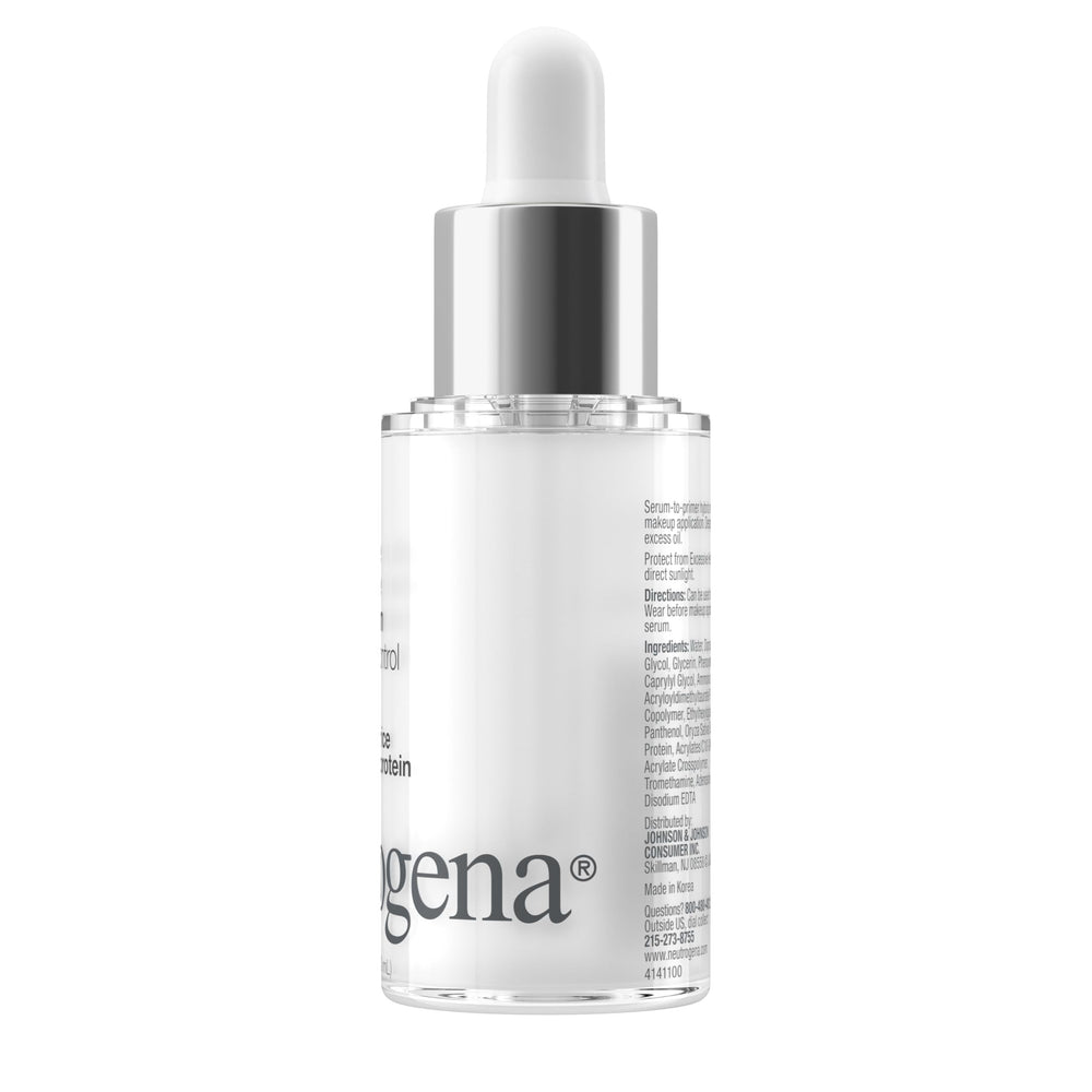 Neutrogena Shine Control sans-brillance confère une peau fraîche.