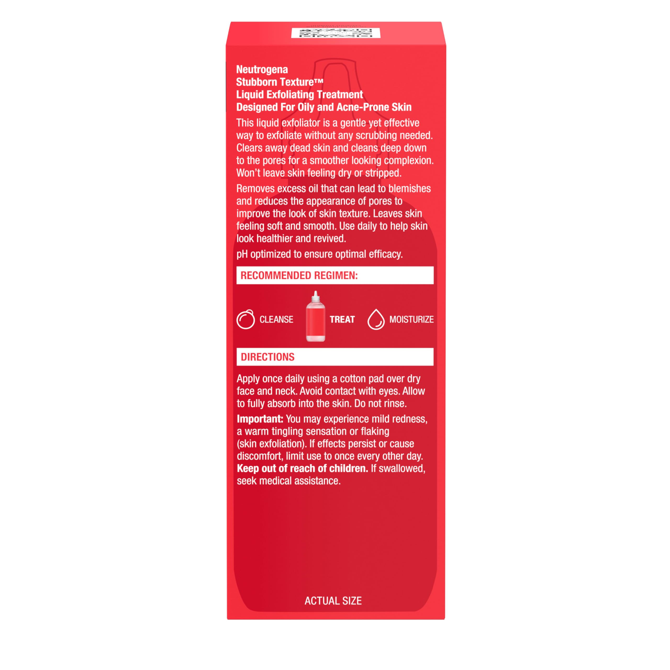 Neutrogena Stubborn Texture – non testé sur les animaux, respect des standards.