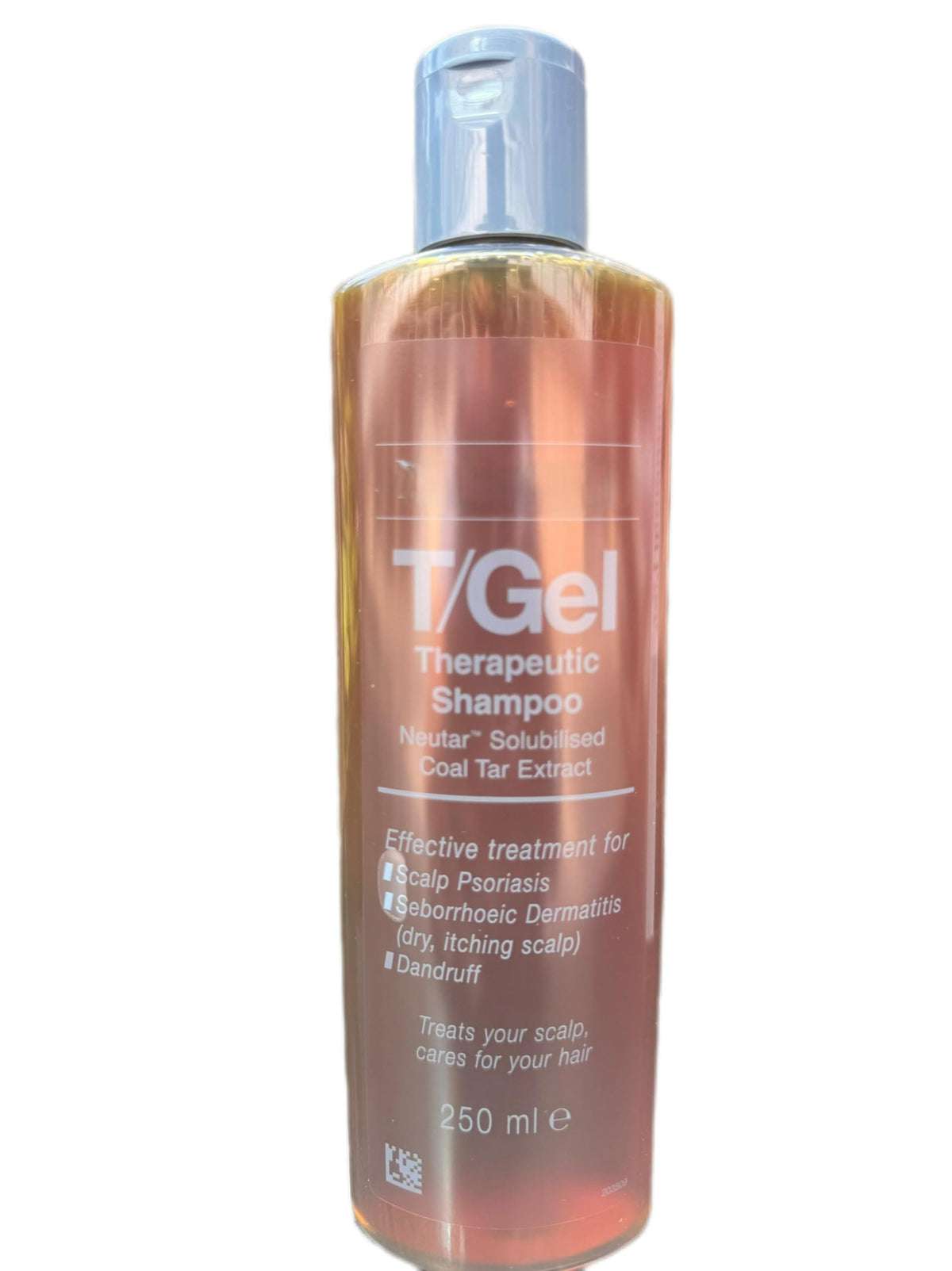 Neutrogena T-Gel bouteille 250 ml, pour un cuir chevelu plus frais.