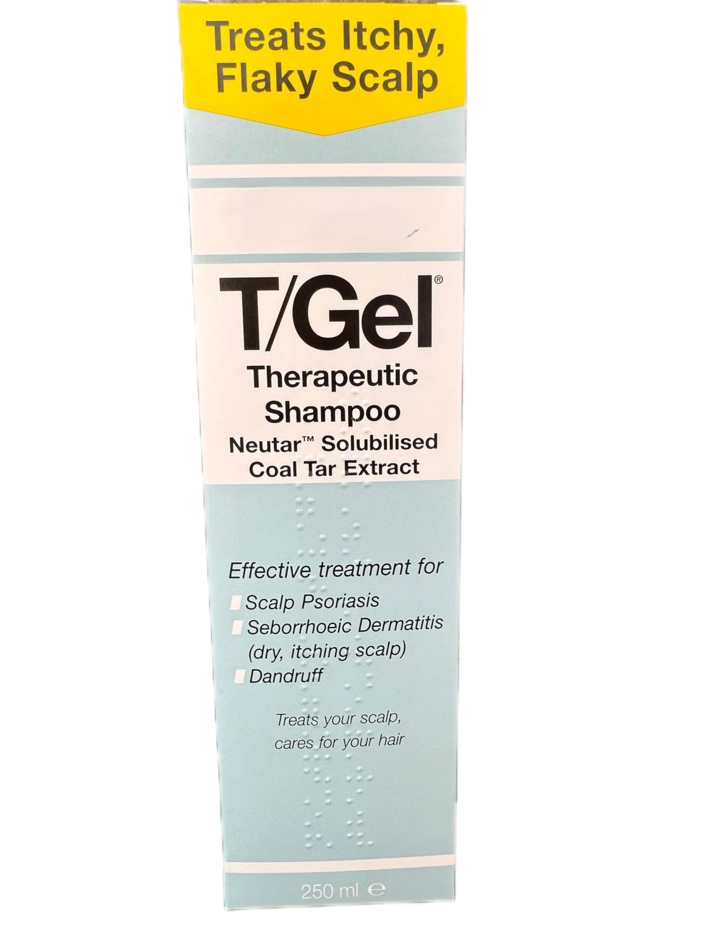 Neutrogena T-Gel rinçage clair, impression de fraîcheur durable.