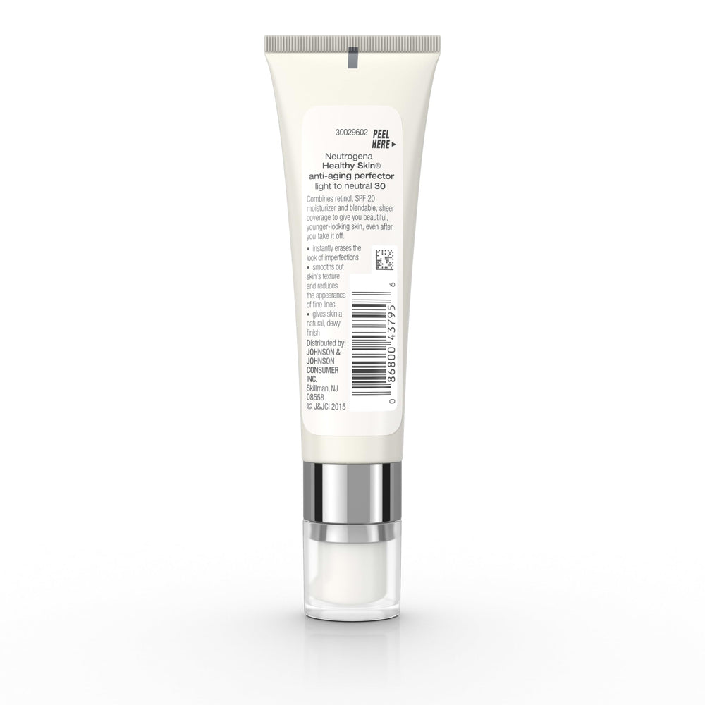 Neutrogena teinte adaptative 30 qui se fond sur diverses carnations