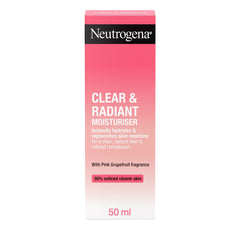 Tube Neutrogena 50 ml sans huile, hydratation légère.