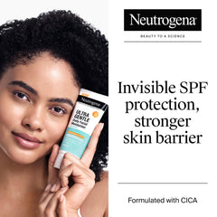Neutrogena Ultra Gentle avec CICA, hydratation douce pour peau sensible.