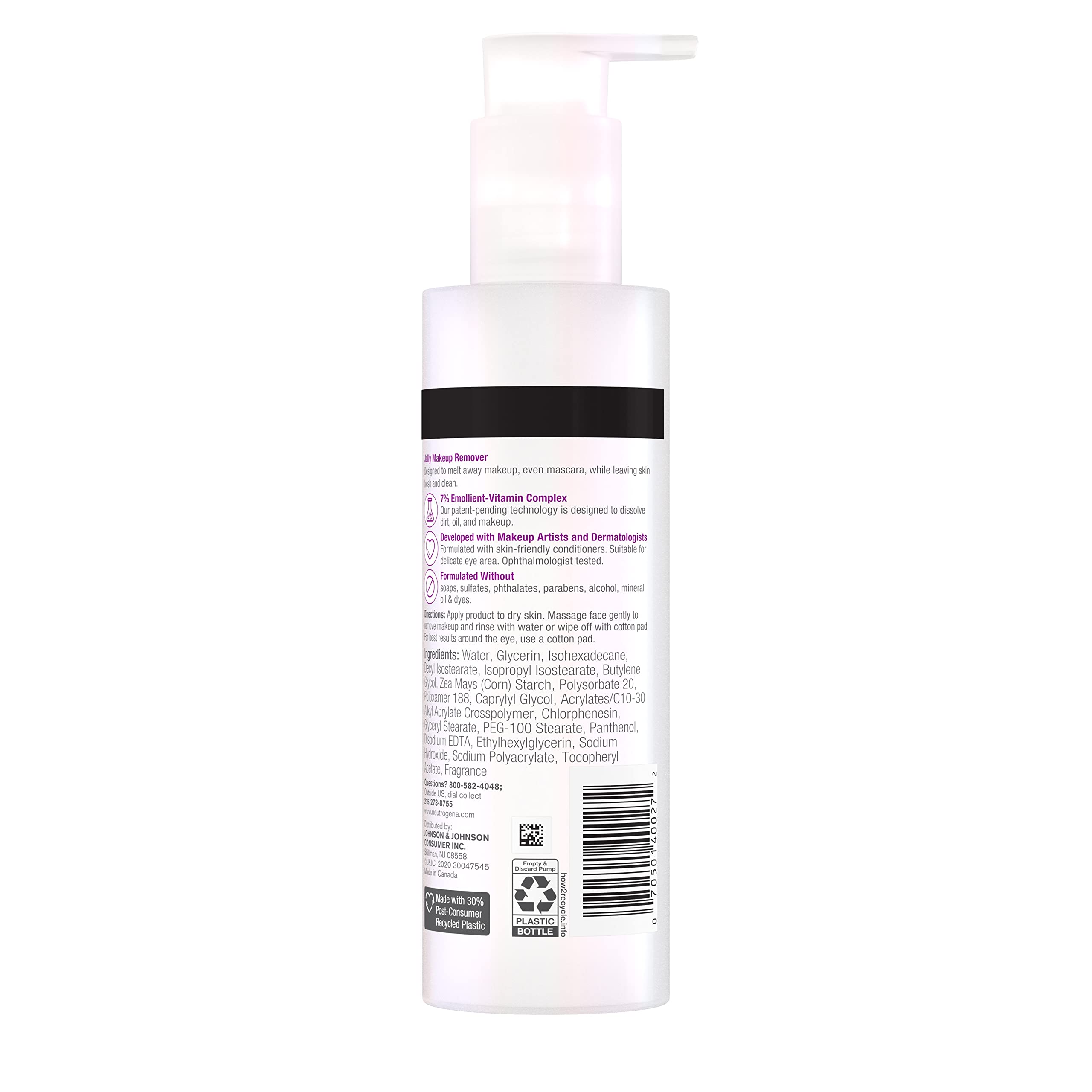 Massage visage avec le démaquillant Neutrogena, routine rapide