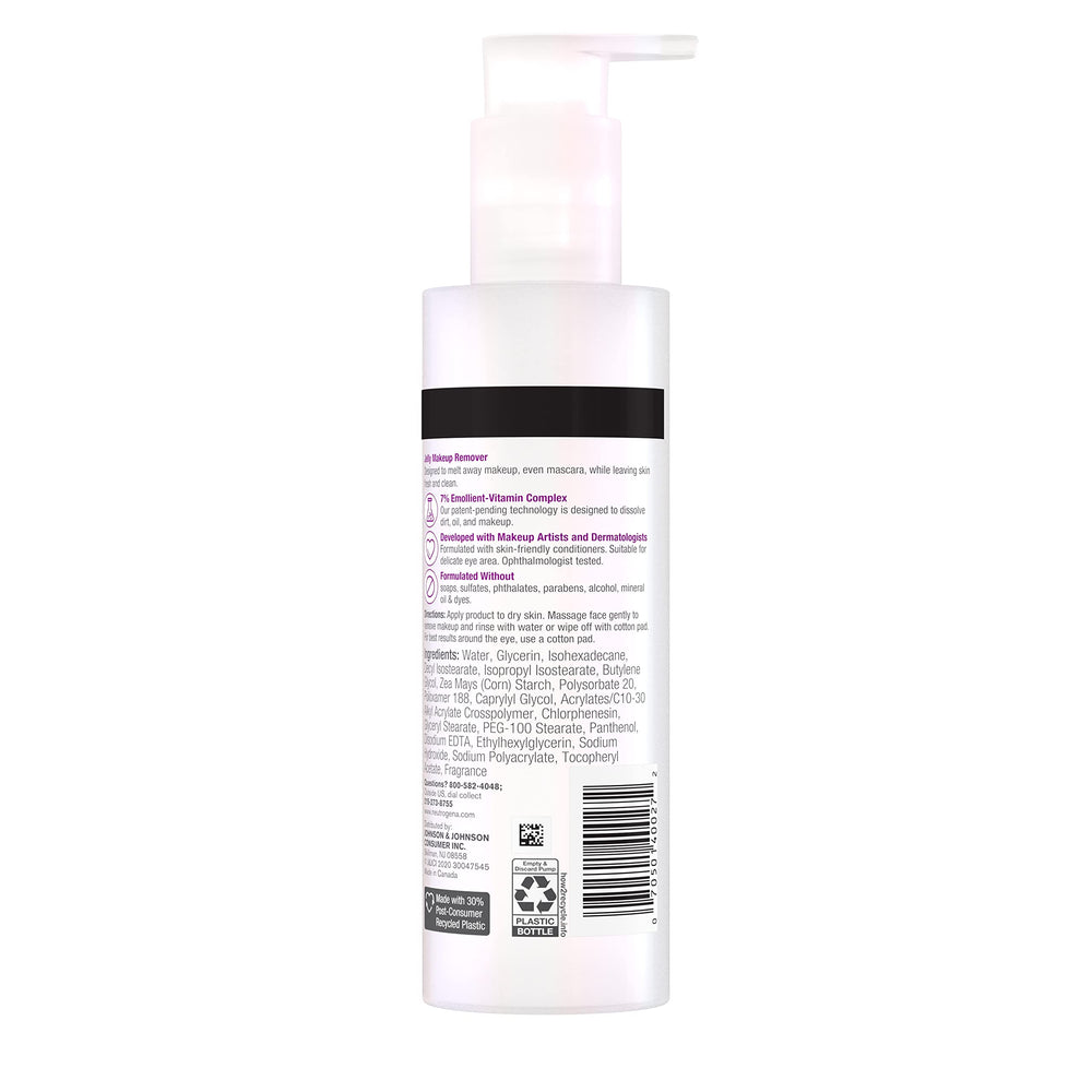 Massage visage avec le démaquillant Neutrogena, routine rapide