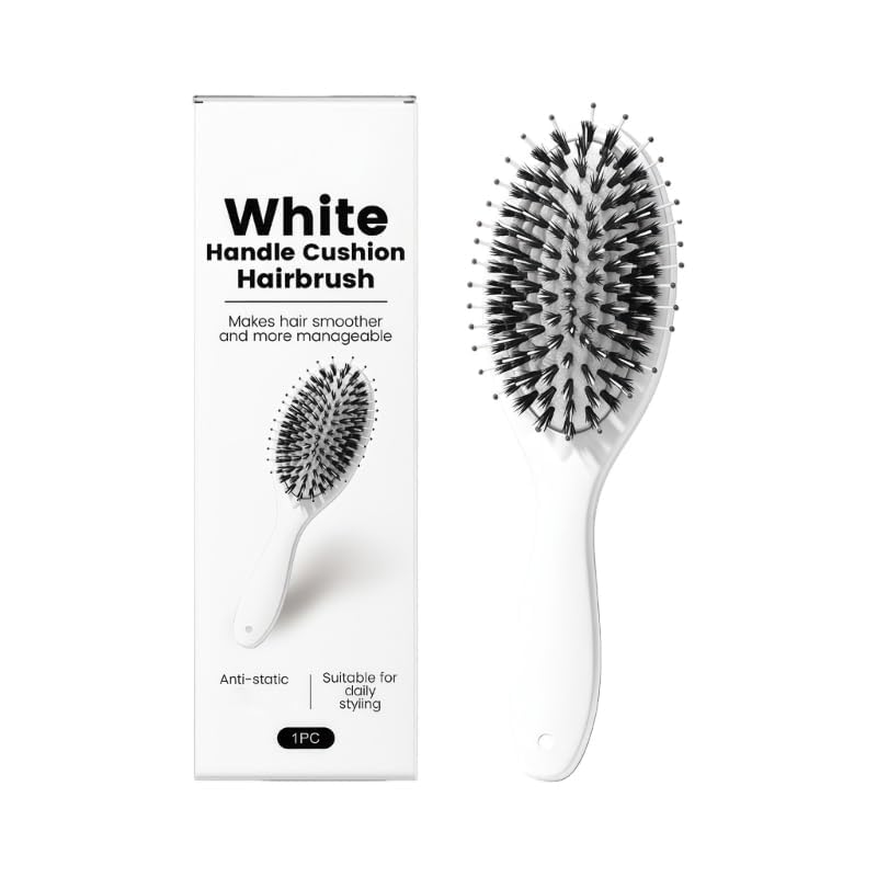 Brosse Nevecen avec poils de sanglier pour démêler en douceur et lisser les cheveux