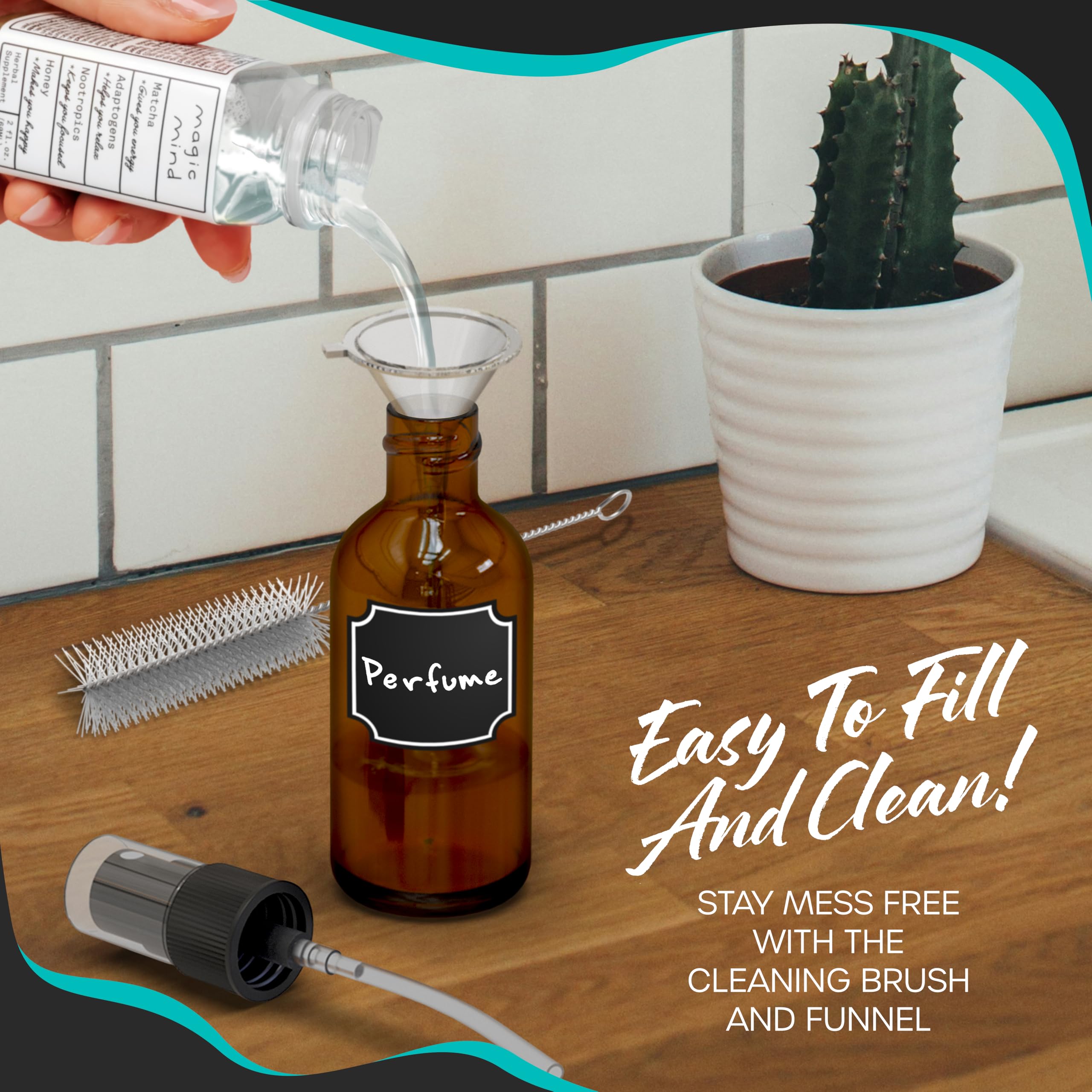 Brosse Nevlers pour nettoyer les flacons vides