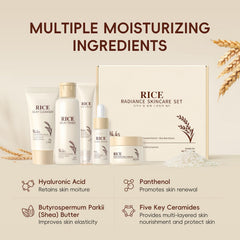 New Cover crème visage riz — hydratation durable et peau lisse.