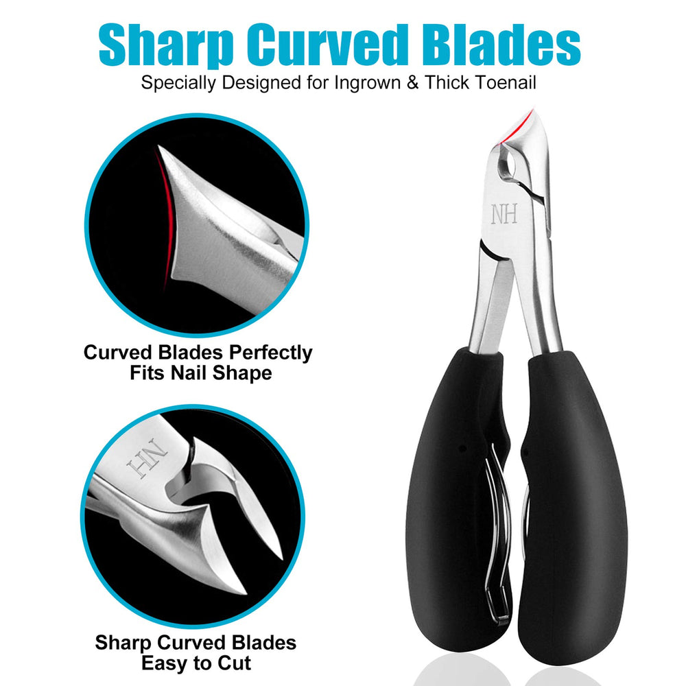 New Huing coupe-ongles podiatre, manche ergonomique en ABS, prise sûre.