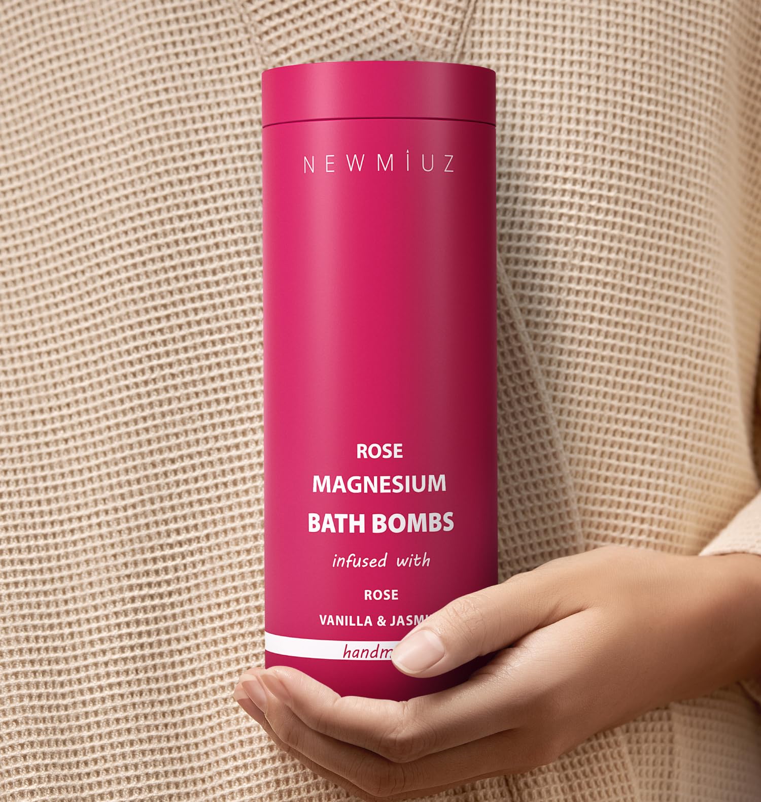 New Miuz aromathérapie bain vanille rose : atmosphère réconfortante.