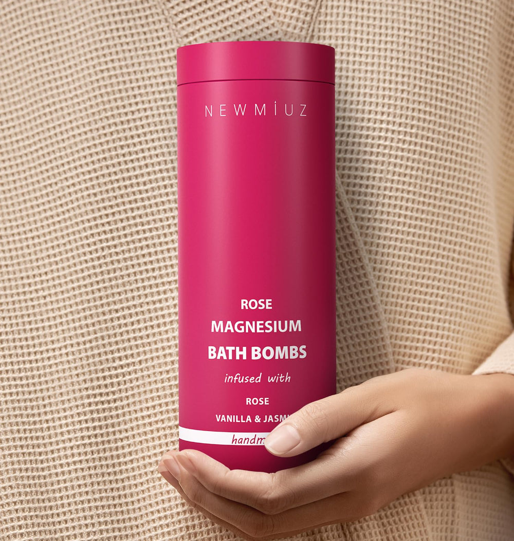 New Miuz aromathérapie bain vanille rose : atmosphère réconfortante.