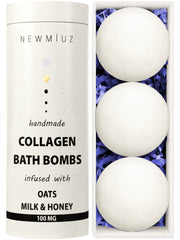 New Miuz bulle de bain crèmeuse collagène, texture riche pour peau douce et nourrie