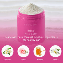 New Miuz bain moussant hydratant pour peaux sensibles, douceur durable.