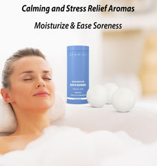 New Miuz bombe-bain vanille cannelle orange : parfum reconfortant pour detente