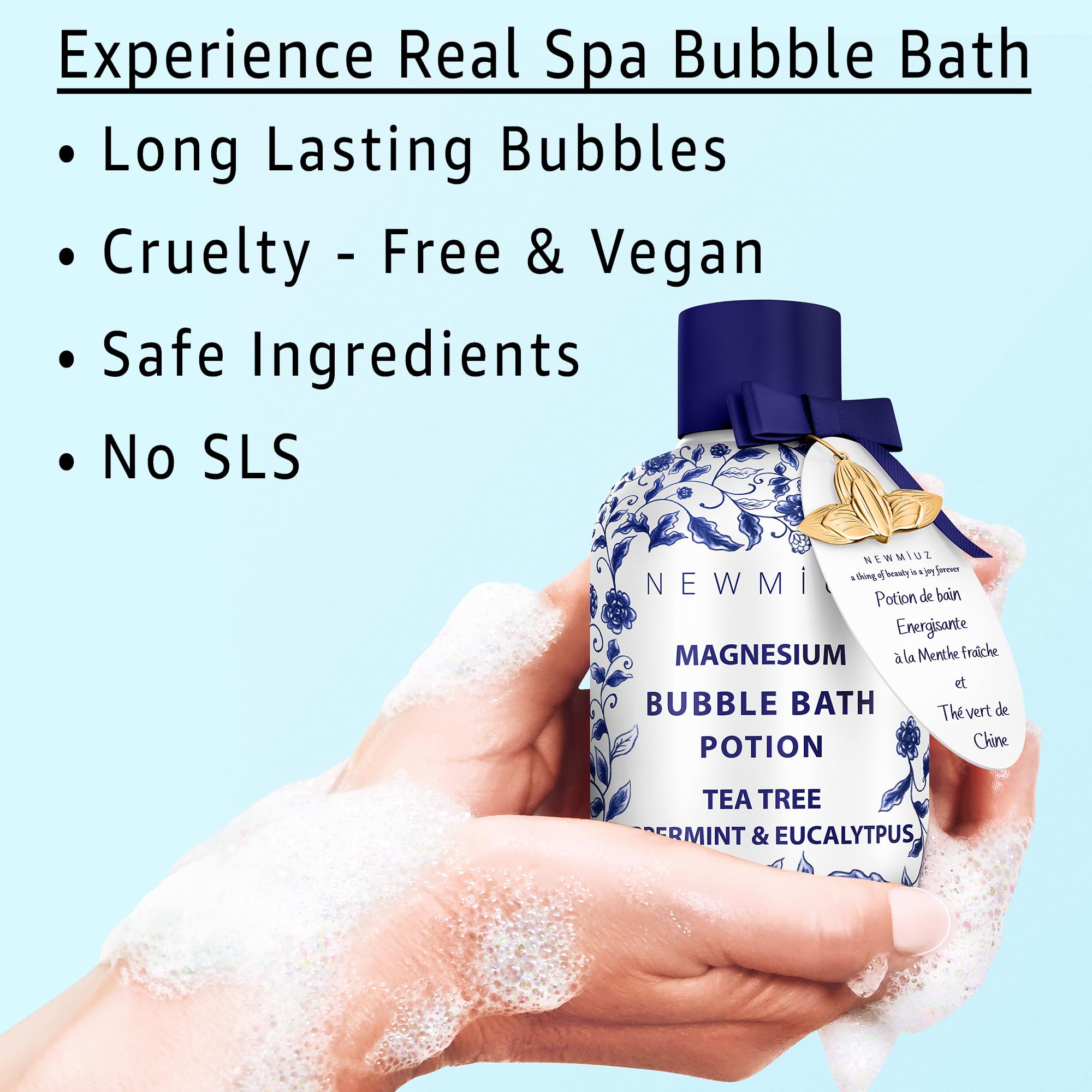 Coffret cadeau New Miuz bain luxe, parfait pour spa à domicile.