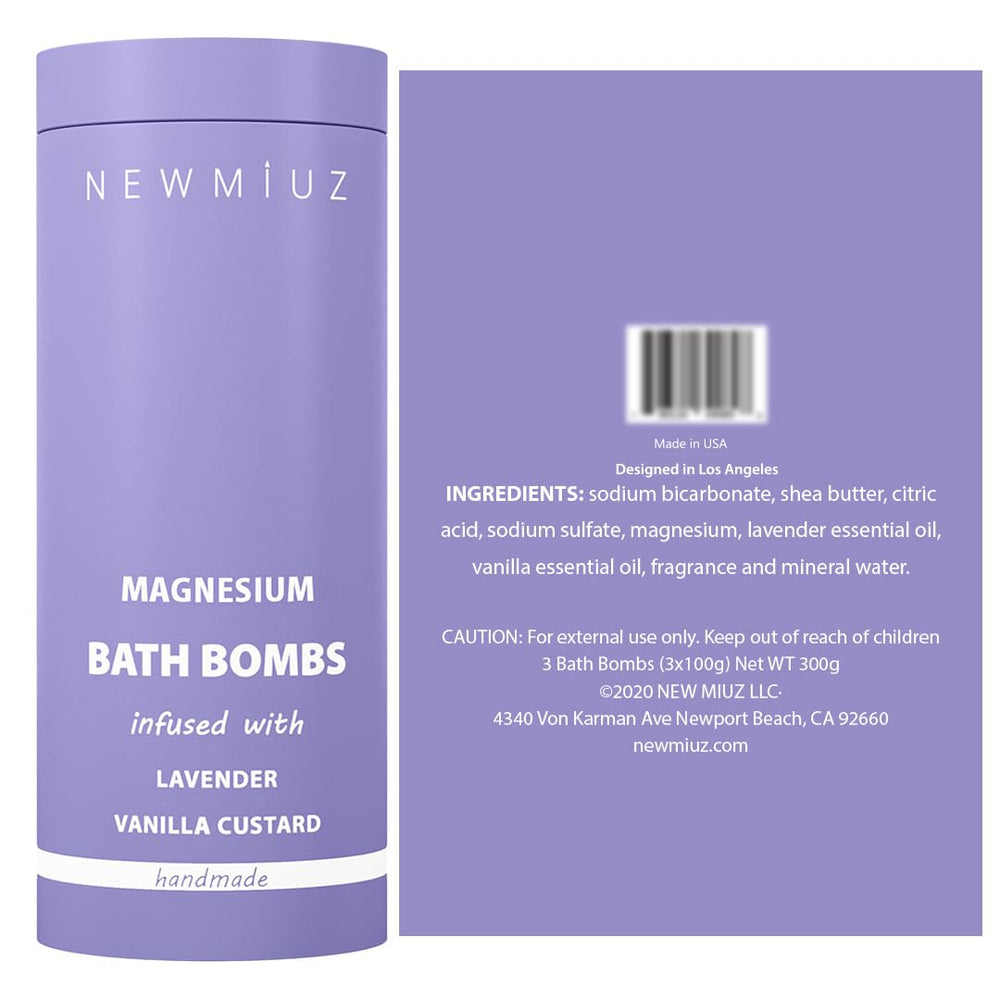 New Miuz ensemble 3 bombes bain pratique et apaisant
