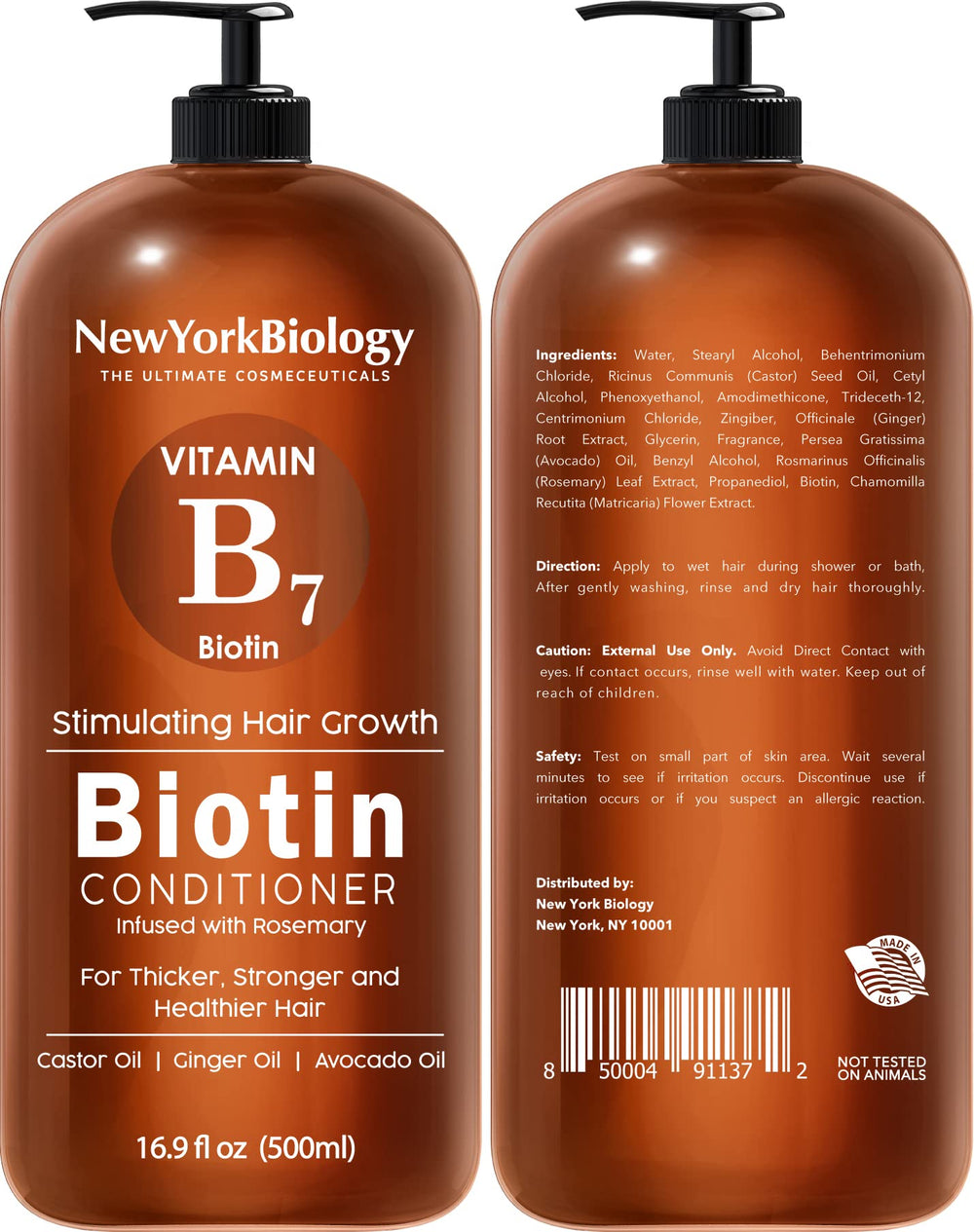 Shampoing anti-pelliculaire NEW YORK BIOLOGY – bouteille visible, cuir chevelu apaisé.