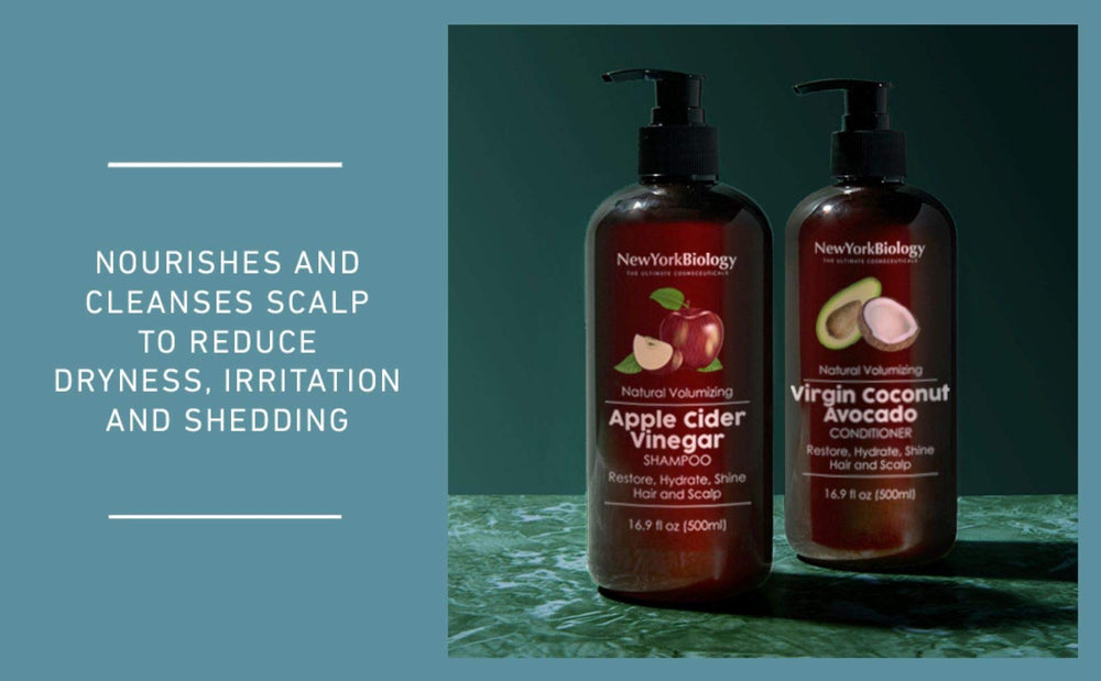New York Biology Apple Cider Vinegar Shampoo color-treated hair stays vibrant and nourished.