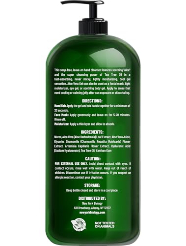 gel aloe vera New York Biology – Après-soleil apaisant et frais.