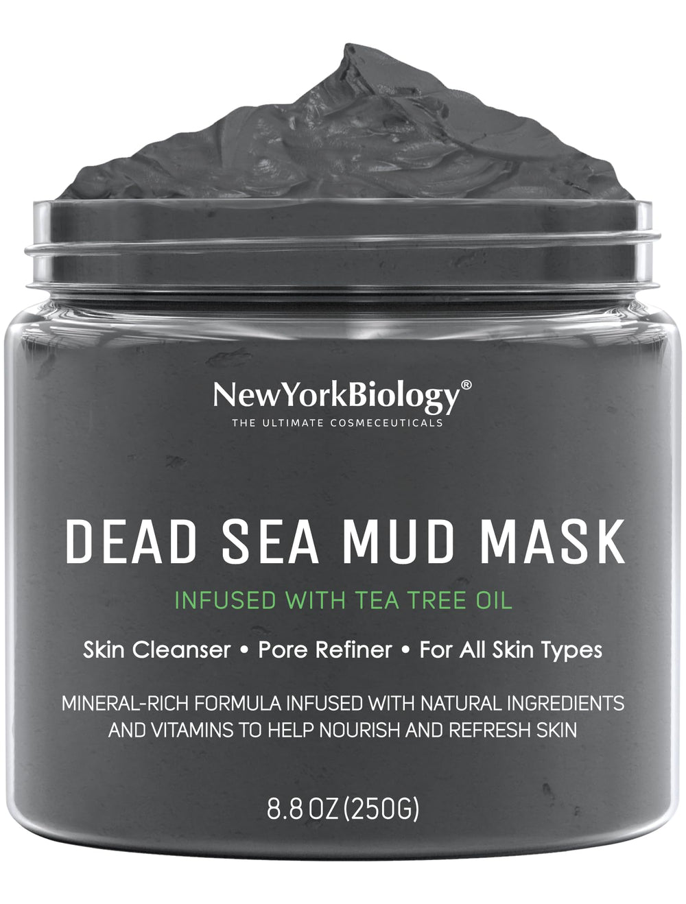 New York Biology Masque argile mer de la mort purifiant les pores sur le visage et le corps