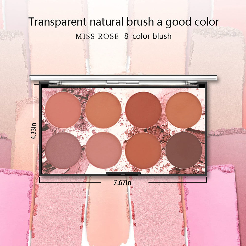 NewBang palette blush finition mate résistante à l'eau et à la transpiration.