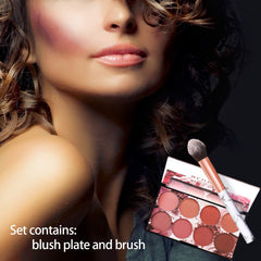NewBang palette blush poudre veloutée, estompage facile et fini élégant.