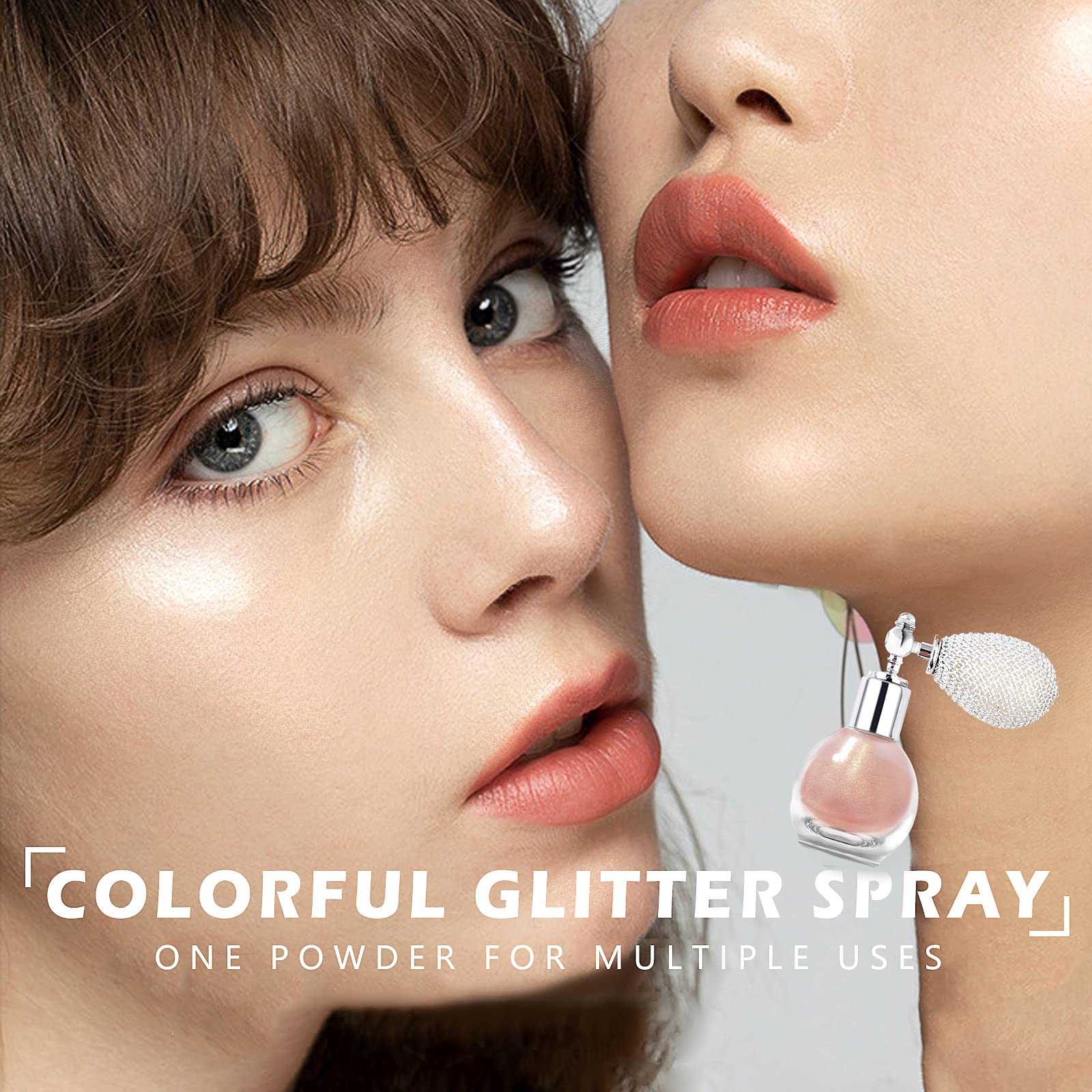 NewBang spray poudre highlighter corps et bras pour illuminer le décolleté