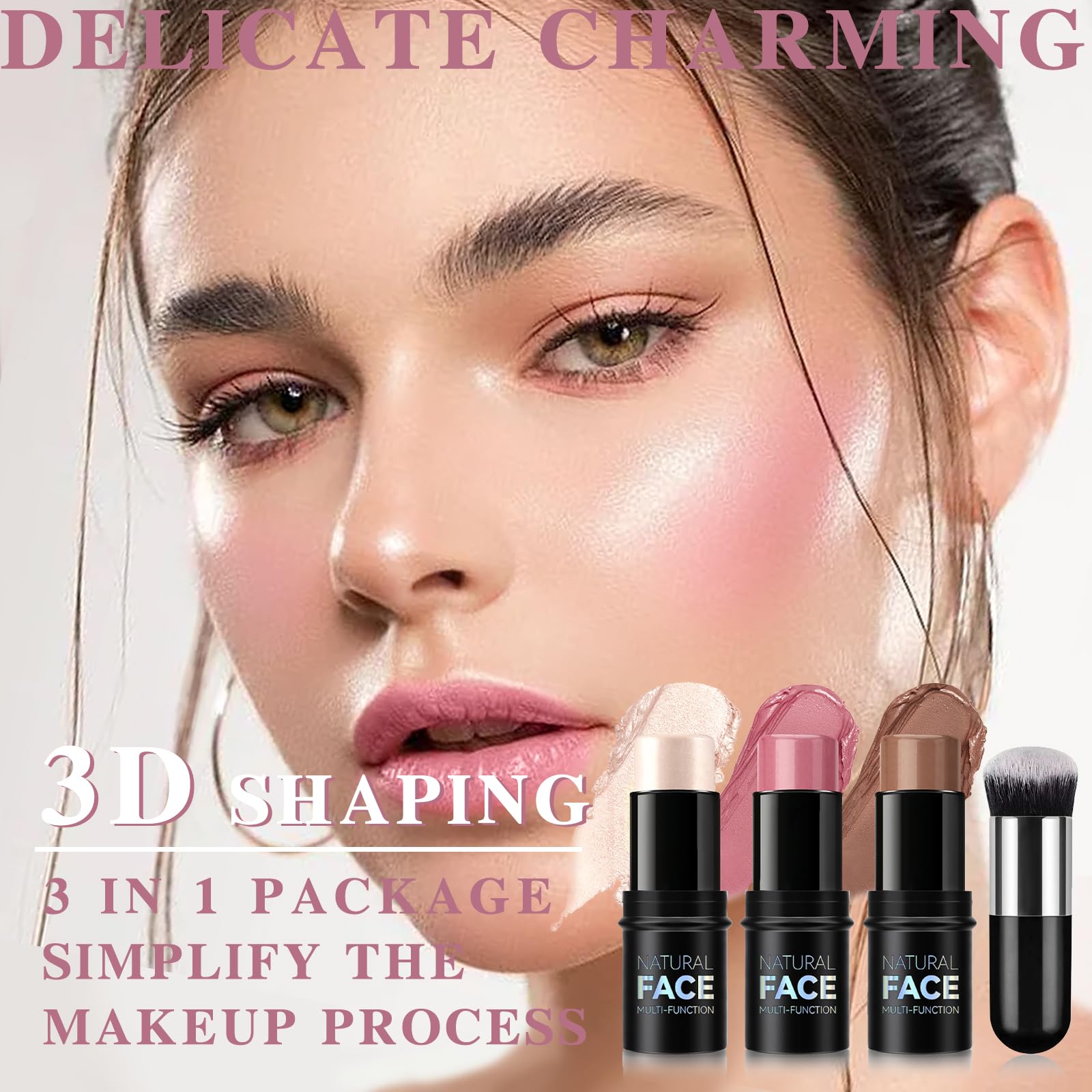 NewBang bâton crème contour : définition subtile et naturelle.