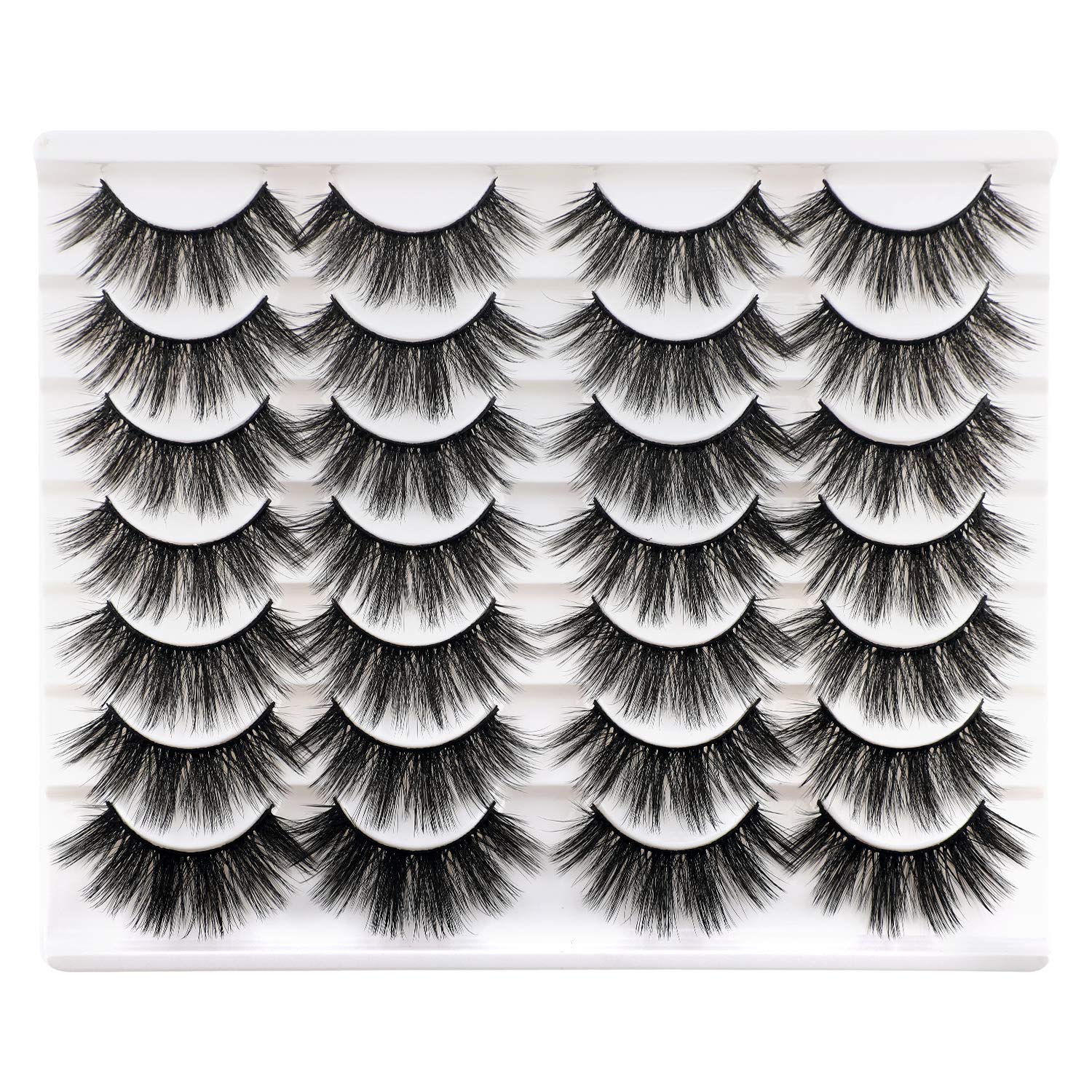 Newcally faux cils dramatiques 20 mm – volume intense pour un regard captivant.