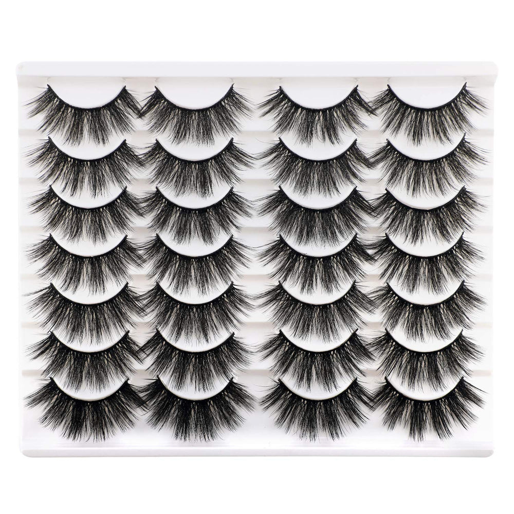 Newcally faux cils dramatiques 20 mm – volume intense pour un regard captivant.