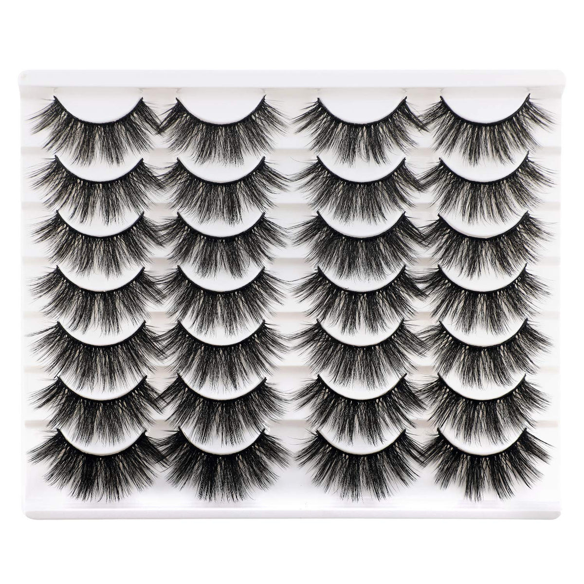 Newcally faux cils dramatiques 20 mm – volume intense pour un regard captivant.
