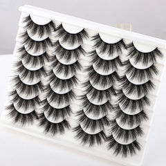Newcally faux cils 20 mm – bande en coton souple pour un port confortable.