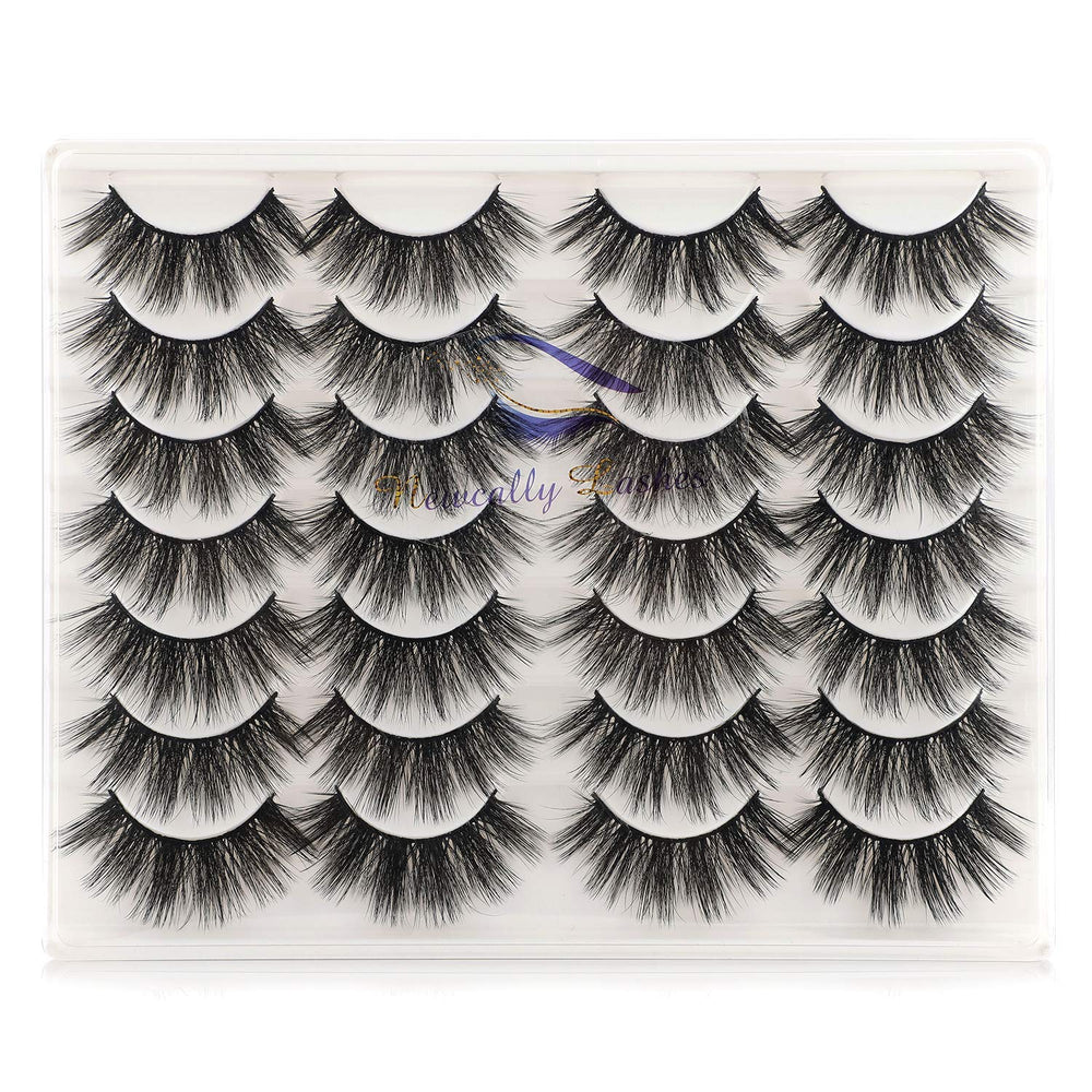 Newcally cils 20 mm – multipack de 14 paires pour varier les looks.