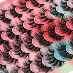 Newcally cils-faux multipack 20 paires pour des utilisations répétées.