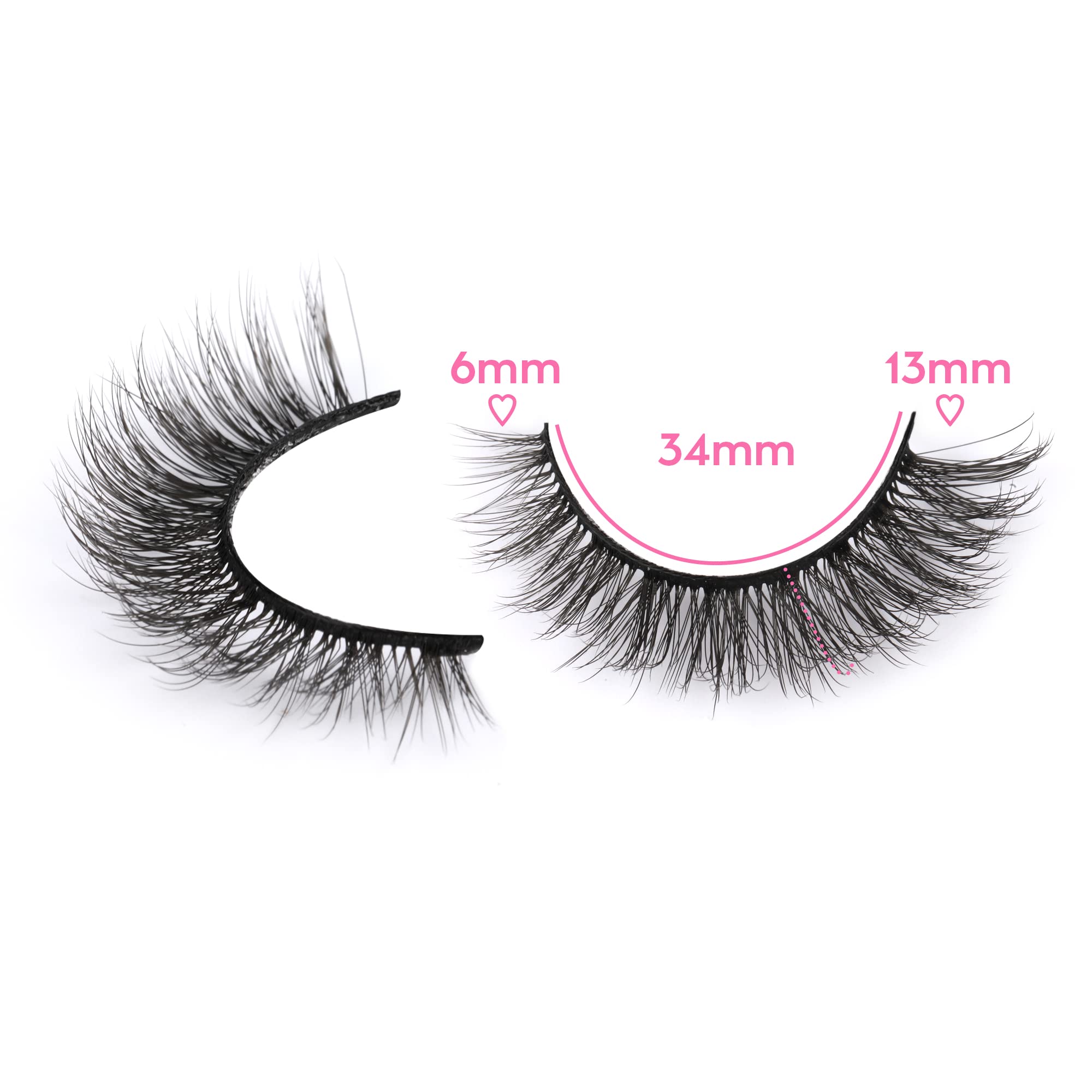 Newcally cils fibres vegan synthétiques pour le confort
