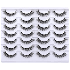 Newcally cils regard naturel 12 mm pour un fini doux et discret