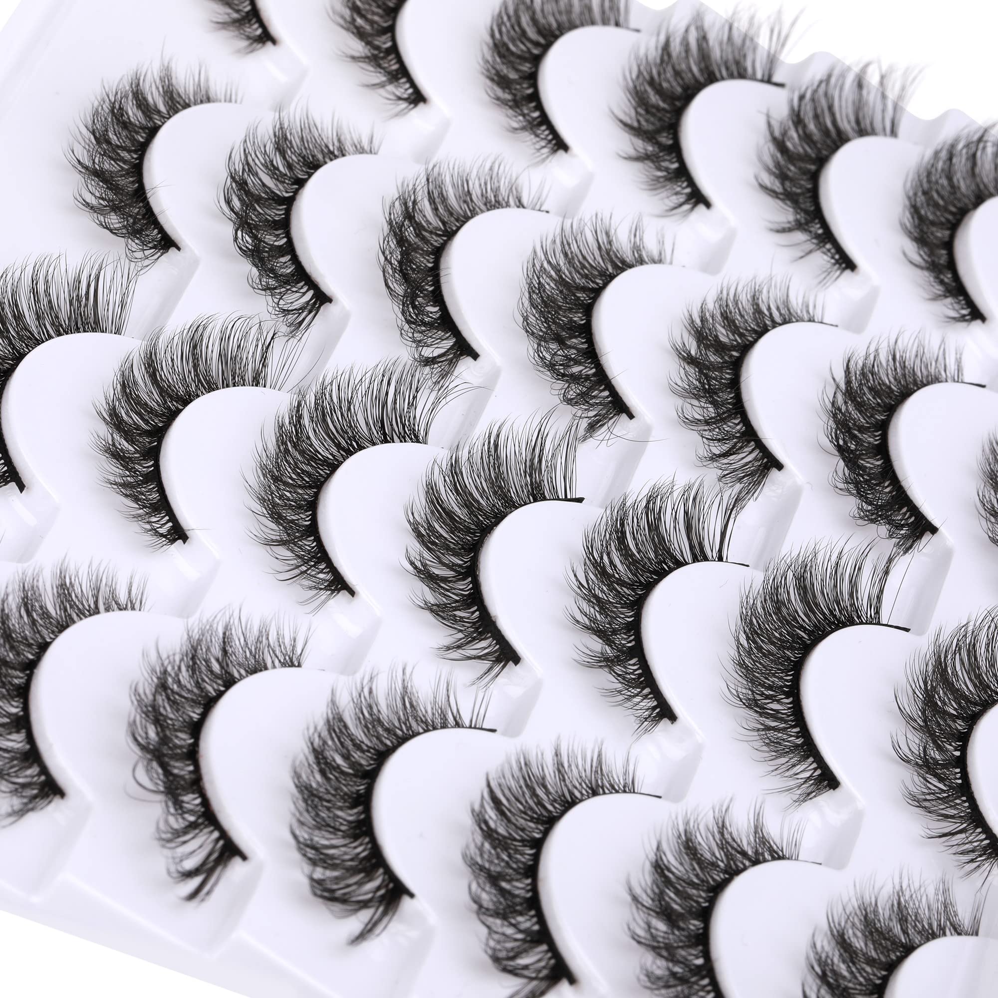 Newcally cils wispy 3D volume pour une allure légère